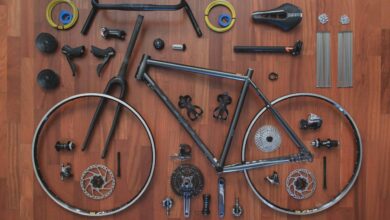 a bicycle with a wooden frame